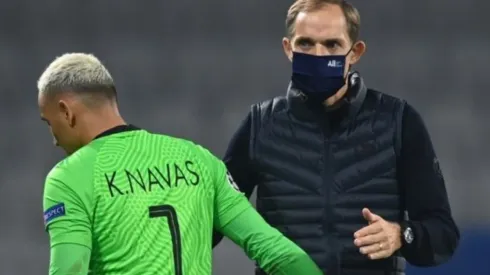 Keylor Navas se despidió de Thomas Tuchel tras su salida del Paris Saint Germain