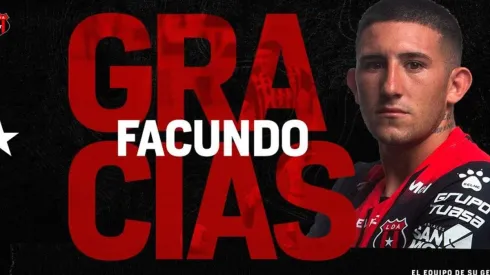 Alajuelense se despide de Facundo Zabala y aficionados lo lamentan en las redes