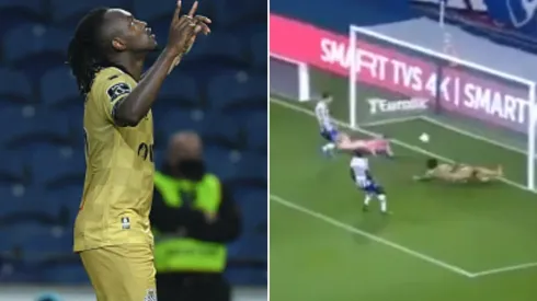 Alberth Elis anotó en el empate ante Porto