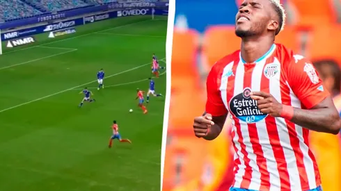 José Luis Rodríguez marcó un golazo para el CD Lugo de España