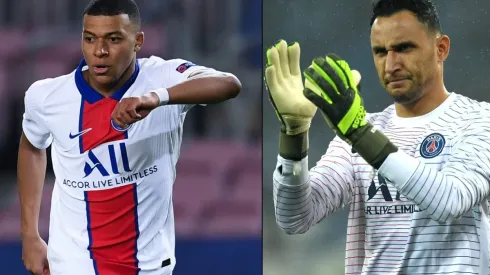 Keylor Navas llenó de elogios a Kylian Mbappé tras el partido ante Barcelona