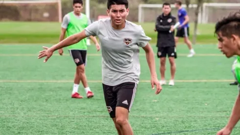 Danny Ríos: tiene 17 años, juega en Houston Dynamo y aceptó jugar para El Salvador
