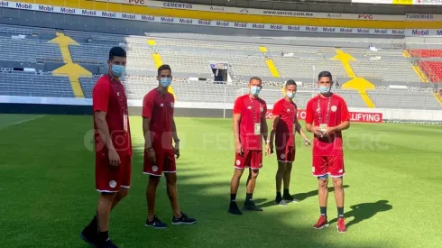 Alineación de Costa Rica para su debut en el Preolímpico