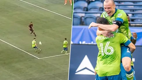 Roldán metió una gran asistencia para el 2-0 de Seattle Sounders