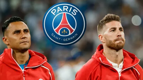 Keylor Navas le da la bienvenida a Sergio Ramos