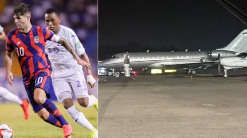 Pulisic se fue de Honduras en un avión lujoso