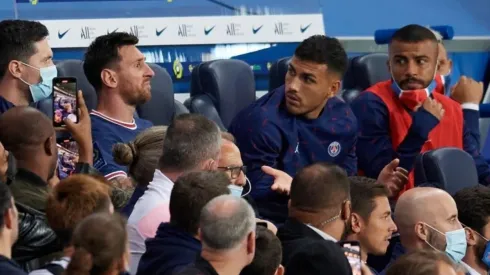La cara de Lionel Messi en el banquillo lo dice todo