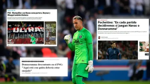 Navas fue tema en todos los medios