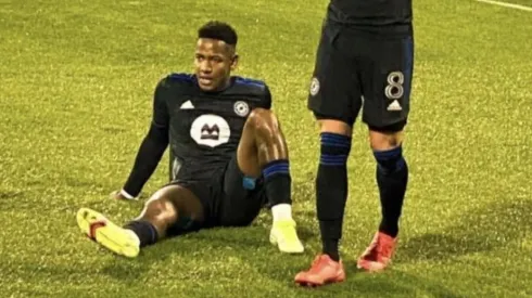 Romell Quioto salió lesionado