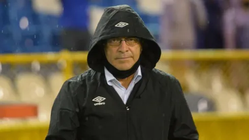 Hugo Pérez en el partido contra Panamá