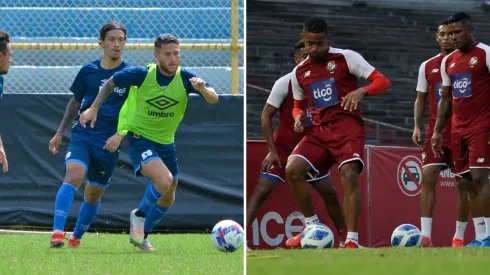 Alineaciones de El Salvador y Panamá