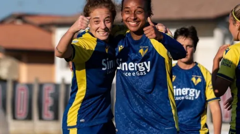 Lineth Cedeño marcó en la victoria de Hellas Verona.