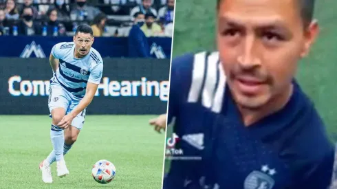 Roger Espinoza habló con un compatriota