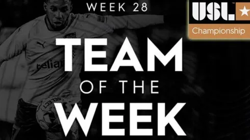 Salvadoreño es elegido en Equipo de la Semana 28 en la USL