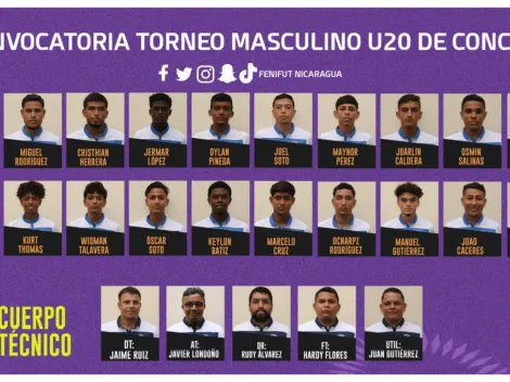 Grupo, fixture y convocados de Nicaragua para la clasificatoria al Campeonato Sub-20