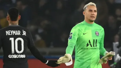 Keylor Navas se tuvo que retirar a los 64 minutos