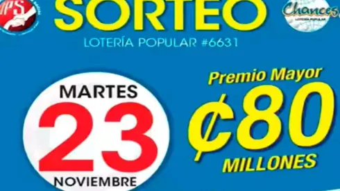 ◉ Chances de Costa Rica de HOY: sorteo, resultados y números ganadores martes 23 de noviembre | Lotería Costa Rica Premio Mayor 80 millones