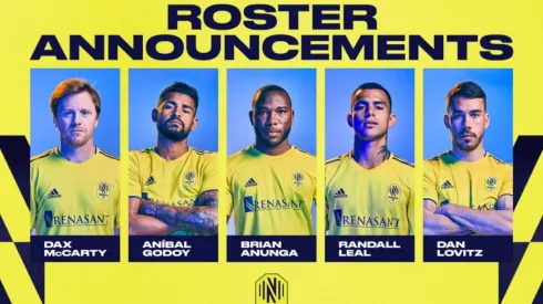 Aníbal Godoy renueva con Nashville SC.