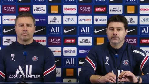Mauricio Pochettino, DT del PSG (PSG Twitter)
