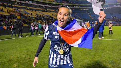 Valeria del Campo es la primera jugadora costarricense en ganar un campeonato en la Liga MX Femenil (Valeria del Campo, Facebook)