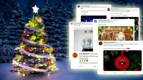 Los saludos navideños de los principales equipos de Centroamérica