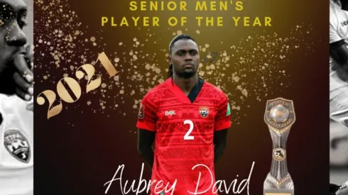 Aubrey David fue galardonado en su país (TTFA Oficial)