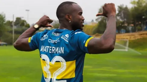 Cecilio Waterman se despide de Everton.