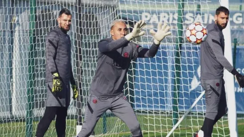 Navas en los entrenamientos con su club (Keylor Navas, Facebook)