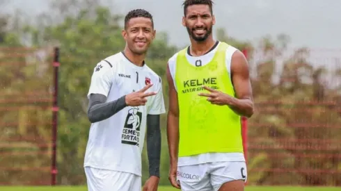 Gabriel Torres y Marcel Hernández en prácticas en el CAR (LDA Oficial)