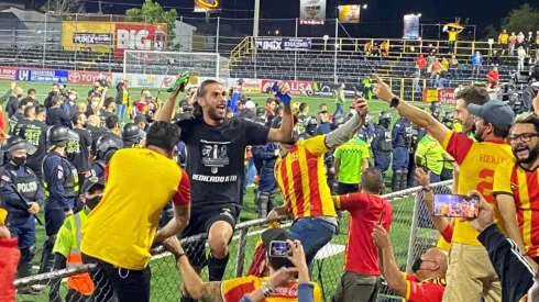 Celebración herediana tras su campeonato 29