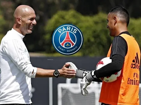 Keylor Navas y Zinedine Zidane podrían reencontrarse en PSG
