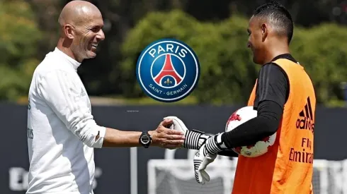 Keylor Navas y Zinedine Zidane podrían reencontrarse en PSG