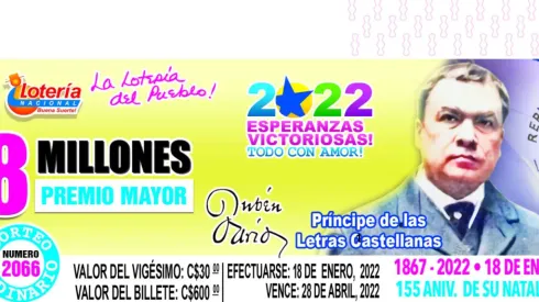 ◉ Lotería Nacional de Nicaragua de HOY: sorteo, resultados y números ganadores martes 18 de enero | Lotería Nica Premio Mayor 8 millones.