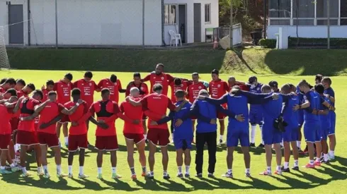 Selección de Costa Rica en el microciclo (FEDEFUTCR)