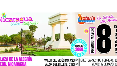 ◉ Lotería Nacional de Nicaragua de HOY: sorteo, resultados y números ganadores martes 31 de enero | Lotería Nica Premio Mayor 8 millones.