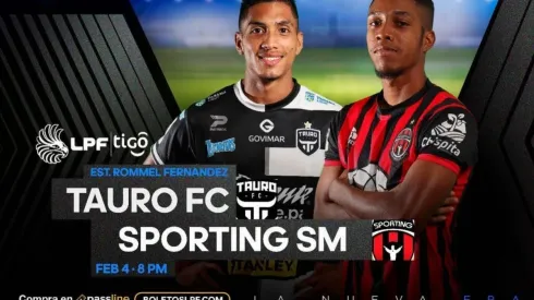 Tauro FC y Sporting de SM abrirán la jornada 1 de la LPF.