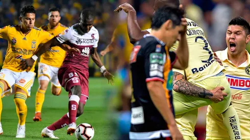 Derrota de Saprissa ante Tigres en 2019 y Herediano ante América en 2015.