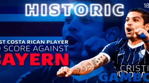 Bochum le dedica especial detalle a Cristian Gamboa.
