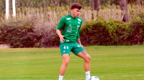 Fernán Faerron entrenando con su nuevo equipo.