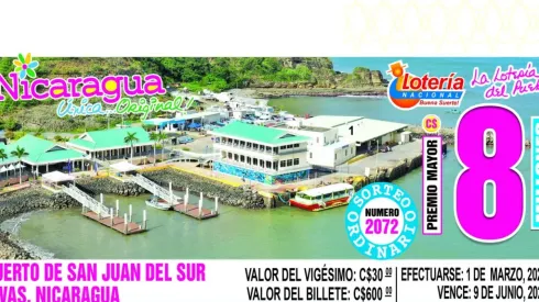 ◉ Lotería Nacional de Nicaragua de HOY: sorteo, resultados y números ganadores martes 1 de marzo | Lotería Nica Premio Mayor 8 millones.