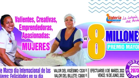 ◉ Lotería Nacional de Nicaragua de HOY: sorteo, resultados y números ganadores martes 8 de marzo | Lotería Nica Premio Mayor 8 millones.