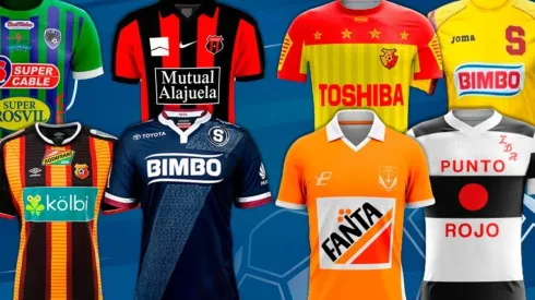 Doble TOP 10: camisetas más lindas y más feas en la historia del fútbol en Costa Rica.