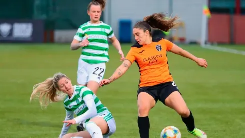 Priscilla Chinchilla marcó en importante victoria del derbi de Glasgow.