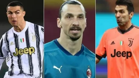 Cristiano Ronaldo, Zlatan Ibrahimovic y Gianluigi Buffon son 3 de los futbolistas que aún desputan el vicio de correr detrás de la pelota.