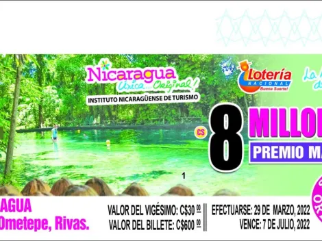 ◉ Lotería Nacional de Nicaragua de HOY: sorteo, resultados y números ganadores martes 29 de marzo | Lotería Nica Premio Mayor 8 millones