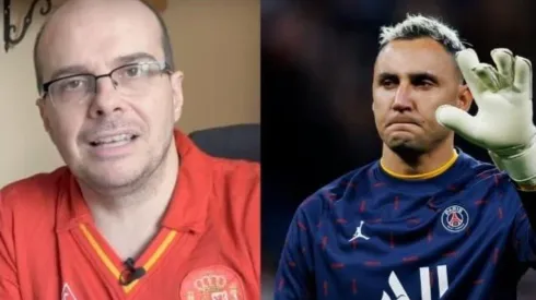 MisterChip se confesó con Keylor Navas sobre la eliminación del PSG en Champions