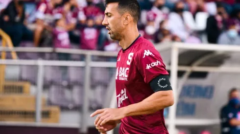 Mariano Tores, capitán morado no podrá estar ante los florenses. Tampoco lo hará Ryan Bolaños ni Sergio Céspedes. (Saprissa Oficial)