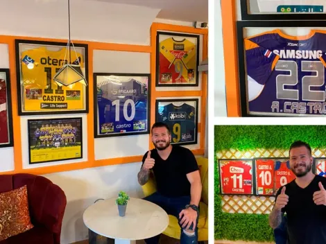 Jorge Alejandro "Tanque" Castro enseñó camisas y recuerdos invaluables de su carrera (VIDEO)