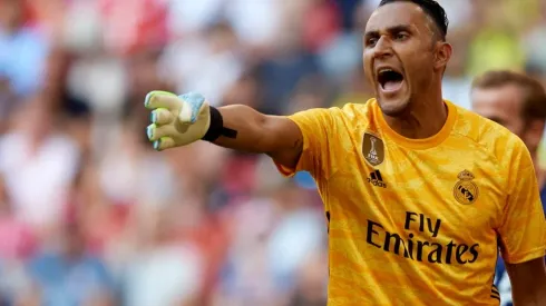 Vistiendo los colores del Real Madrid, Navas alzó 3 trofeos de Champions League (Getty)