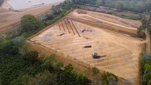 Toma aérea de las instalaciones del nuevo centro de entrenamiento del Saprissa (Saprissa)